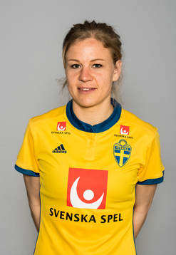 Katrin Schmidt, spelare i Sveriges damlandslag i fotboll