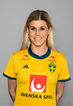 Olivia Schough, spelare i Sveriges damlandslag i fotboll
