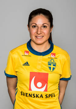 Josefin Johansson, spelare i Sveriges damlandslag i fotboll