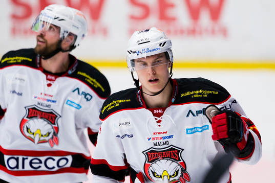 Malmö Redhawks Fredrik Händemark jublar