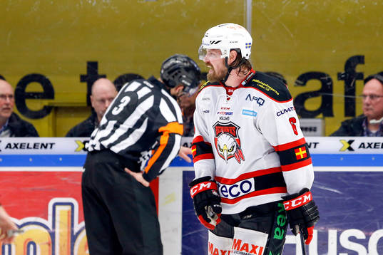 Malmö Redhawks Stefan Warg får matchstraff