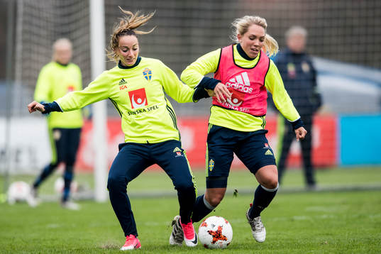 Bläddra bland fler bilder av Fotboll, Dam, Sverige, Träning