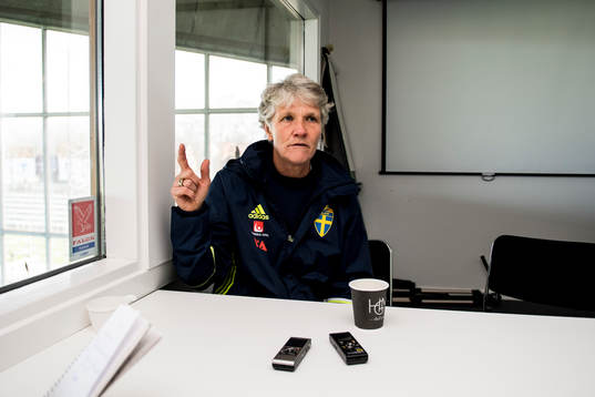Förbundskapten Pia Sundhage