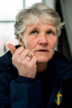 Förbundskapten Pia Sundhage