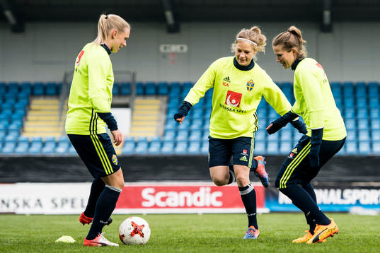 Jonna Andersson, Katrin Schmidt och Emma Berglund