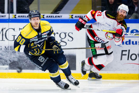 s Ted Brithén mot Malmö Redhawks Jens Olsson