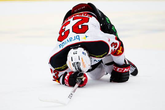 Malmö Redhawks Christoffer Forsberg skadad