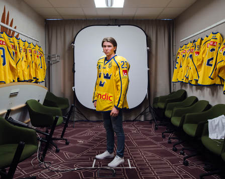 Oliwer Fjellström i U18-landslaget