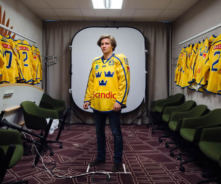 Emil Bemström i U18-landslaget