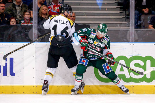 Brynäs Daniel Paille och Frölundas Nicklas Lasu