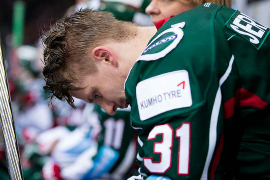 Frölundas Nicklas Lasu mår dåligt
