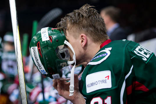 Frölundas Nicklas Lasu mår dåligt