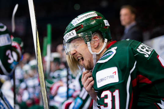 Frölundas Nicklas Lasu mår dåligt
