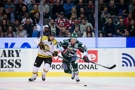 Brynäs Lukas Kilström och Frölundas Christoffer Ehn