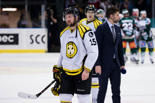 Brynäs Simon Bertilsson deppar