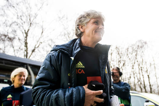 Sveriges förbundskapten Pia Sundhage