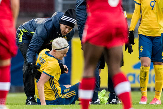 Sveriges Nilla Fischer tvingas till byte