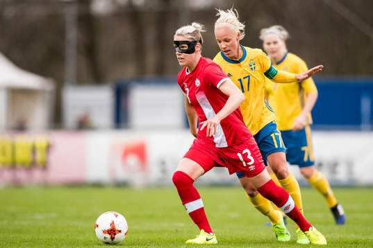Kanadas Sophie Schmidt och Sveriges Caroline Seger