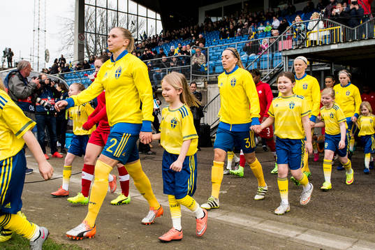 Sveriges Jonna Andersson gör entre