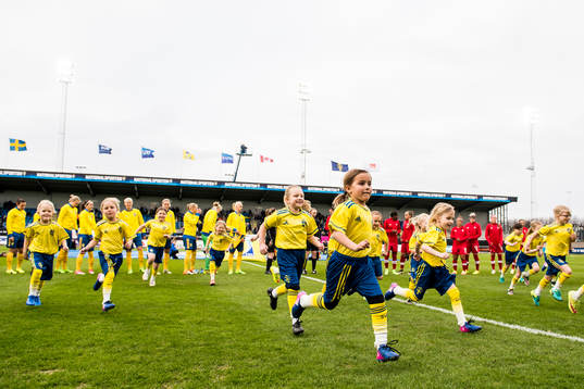 Knattar springer av planen