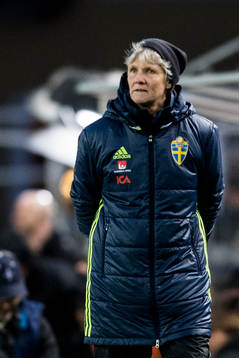 Sveriges förbundskapten Pia Sundhage