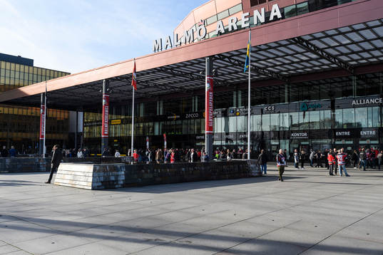 Exteriör Malmö Arena