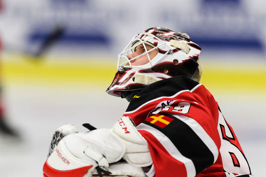 Malmö Redhawks målvakt Oscar Alsenfelt