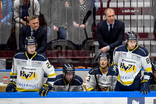 s assisterande tränare Stephan Lundh och tränare Johan