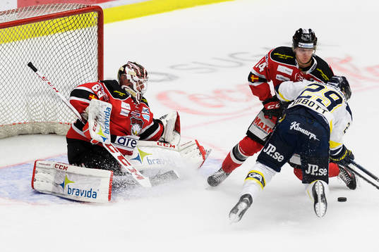 Malmö Redhawks målvakt Oscar Alsenfelt