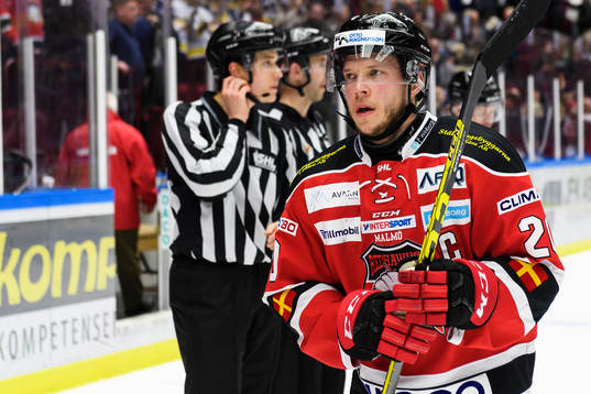 Malmö Redhawks Erik Forssell deppar