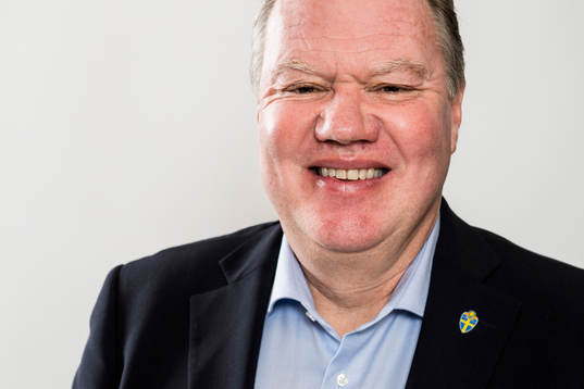 Svenska Fotbollförbundet ordförande Karl-Erik Nilsson