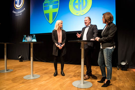 Svenska Fotbollförbundet ordförande Karl-Erik Nilsson (m)