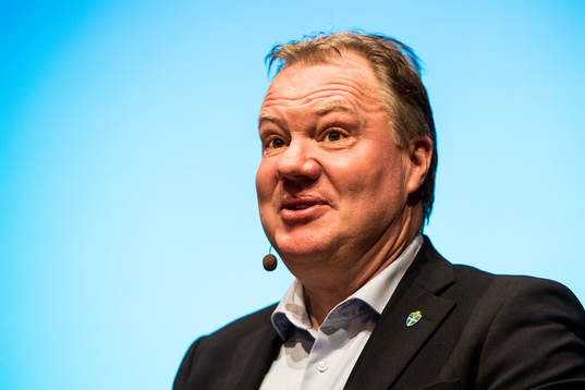 Svenska Fotbollförbundet ordförande Karl-Erik Nilsson