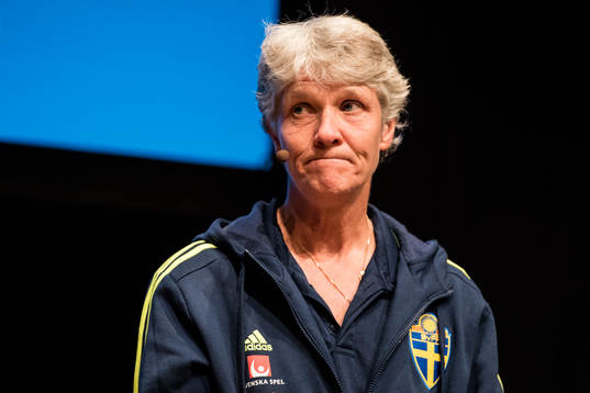 Sveriges damlandslags förbundskapten Pia Sundhage
