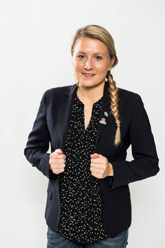 Annina Åman, evenemangsansvarig Svenska Fotbollförbundet