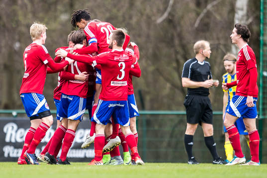 Sävedalens spelare jublar