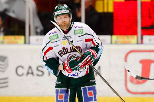 Frölundas Sean Bergenheim deppar