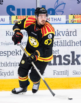 Brynäs Tomas Zaborsky med pucken