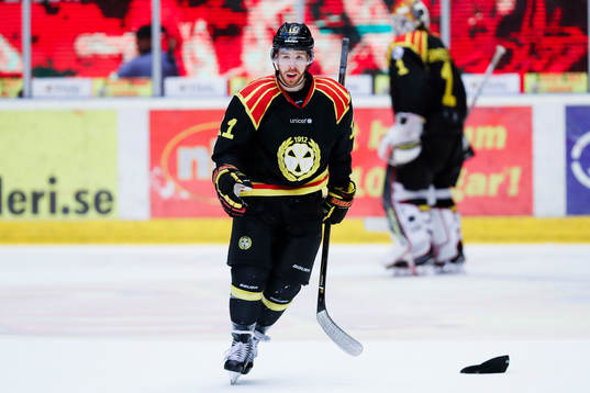 Brynäs Kevin Clark jublar