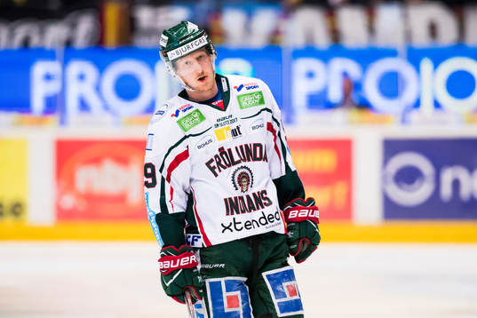 Frölundas Simon Hjalmarsson deppar