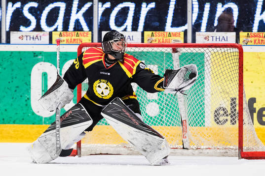 Brynäs målvakt Oliver Dackell