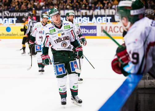 Frölundas Carl Grundström deppar