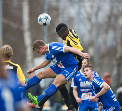 IFK Hässleholms Abelto Ikose i matchen i division 2 mellan