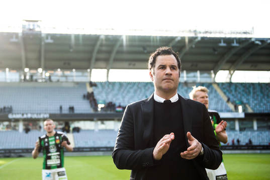 GAIS tränare Benjamin Westman deppar