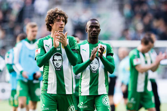 Hammarbys Romulo Cabral Pereira Pinto och Pa Amat Dibba
