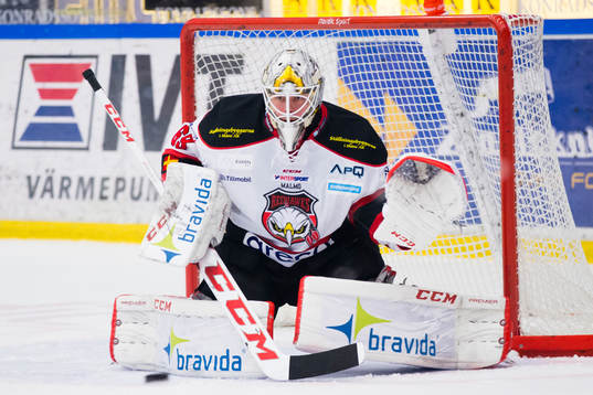 Malmö Redhawks målvakt Oscar Alsenfelt