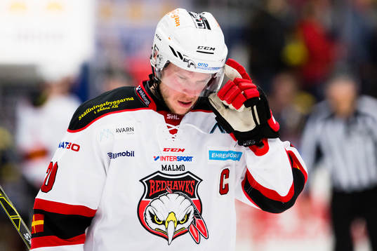 Malmö Redhawks Erik Forssell deppar