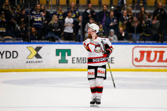 Malmö Redhawks Jens Olsson deppar