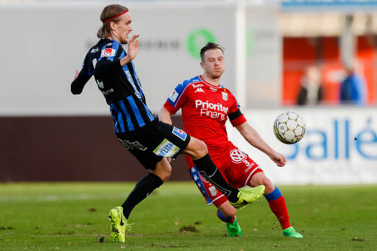 IFK Göteborgs Scott Jamieson och Sirius Kim Skoglund