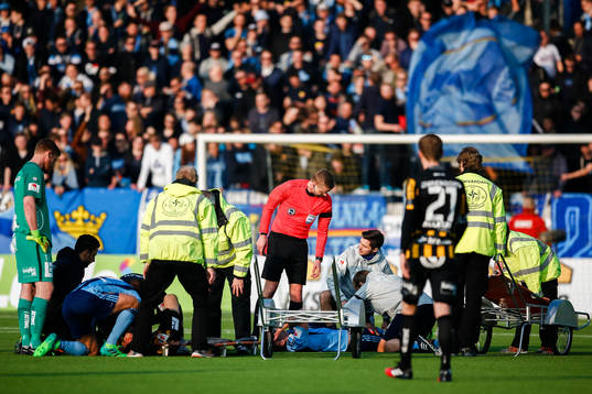 Häckens Jasmin Sudic och Djurgårdens Gustav Engvall